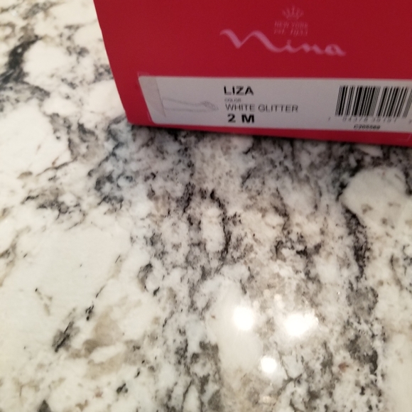 NEW IN BOX GirlsNina Glitter Flats - Picture 4 of 5